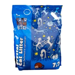 Силікагелевий наповнювач Agros Trading Silica Gel Crystal Cat для котячого туалету, 7.2 л