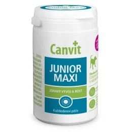 Вітамінна добавка Canvit Junior Maxi for Dogs для підтримки здорового розвитку для цуценят, 230 г